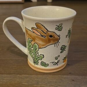Eli + Ana: Franny Bunny Whimsical Rabbit Illustration Ceramic Mug